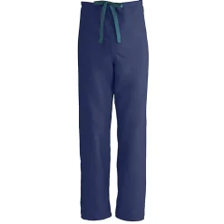 Medline ComfortEase™ Unisex Reversible Drawstring Pants, X-Large, Midnight Blue
