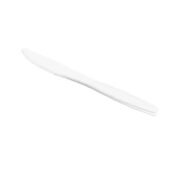 Medline Heavyweight Plastic Knives, White, Pack Of 1,000