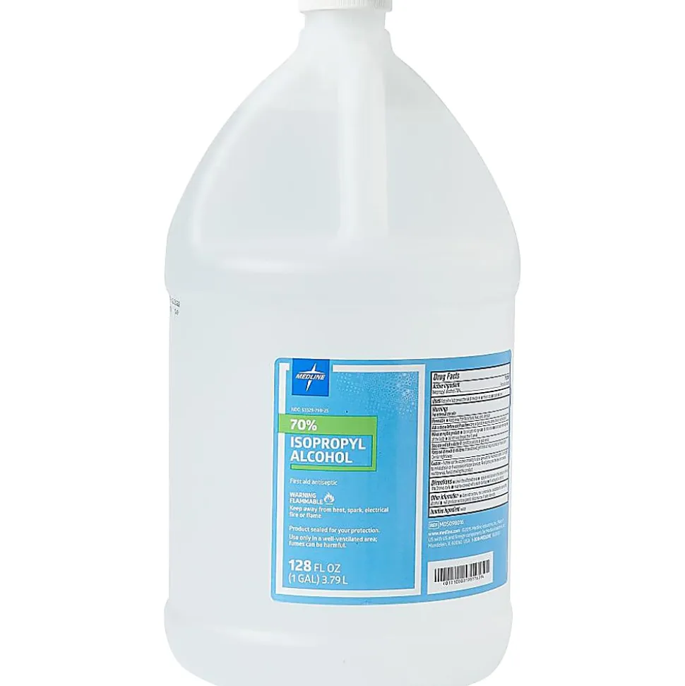 Medline 70% Isopropyl Rubbing Alcohol, 1 Gallon