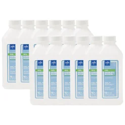 Medline 70% Isopropyl Rubbing Alcohol, 16 Oz, Pack Of 12