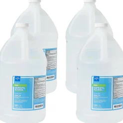 Medline 70% Isopropyl Rubbing Alcohol, 1 Gallon, Carton Of 4 Bottles