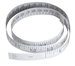 Medline Paper Measuring Tapes, 72", White, Case Of 500