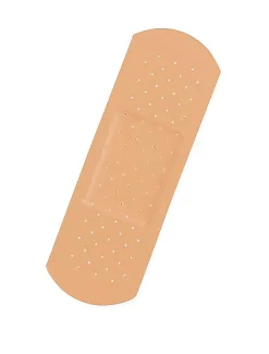 Medline Plastic Adhesive Bandages - - 1" Width x 3" Length - Tan - 100 / Box