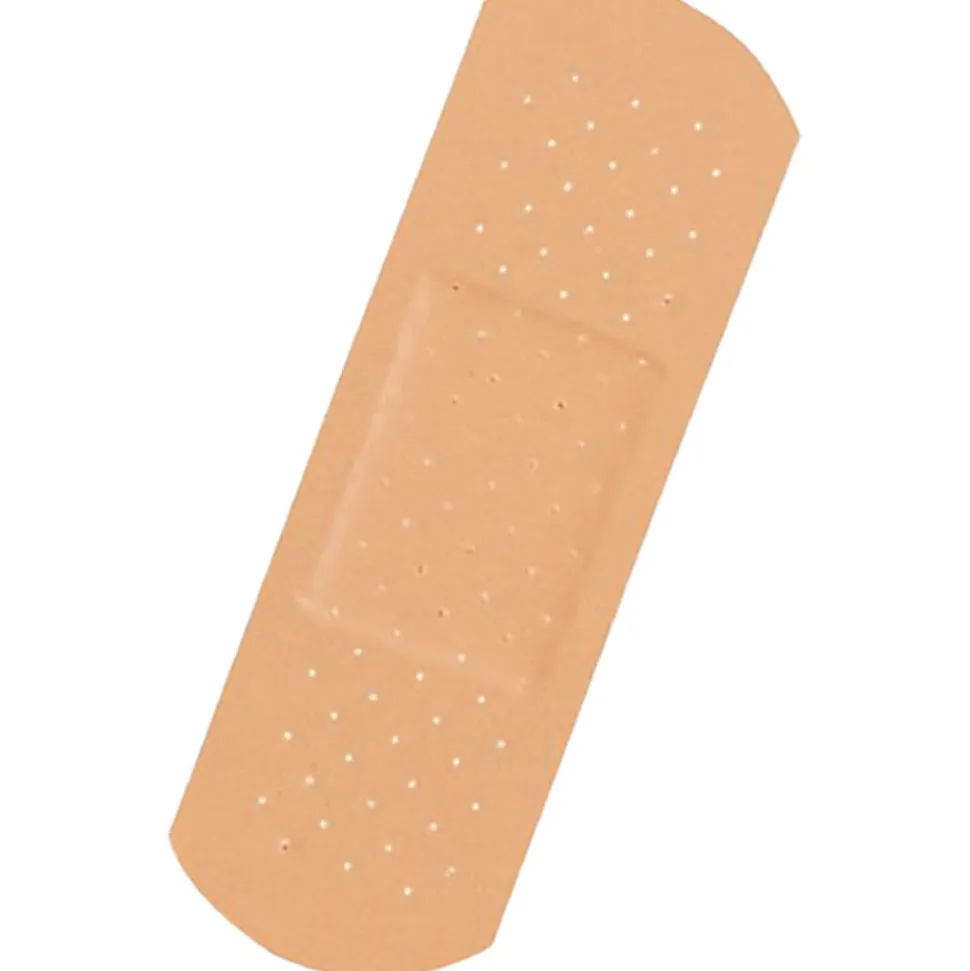 Medline Plastic Adhesive Bandages - - 1" Width x 3" Length - Tan - 100 / Box