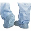 Medline Skid-Resistant Scrub Shoe Covers, Blue, Pack Of 100