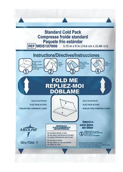 Medline Standard Instant Cold Packs, 4 3/4