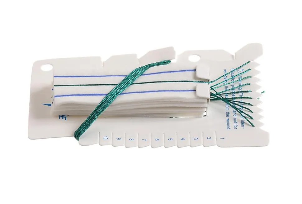 Medline Sterile X-Ray Detectable Neuro Sponges, 1" x 3", Case Of 20