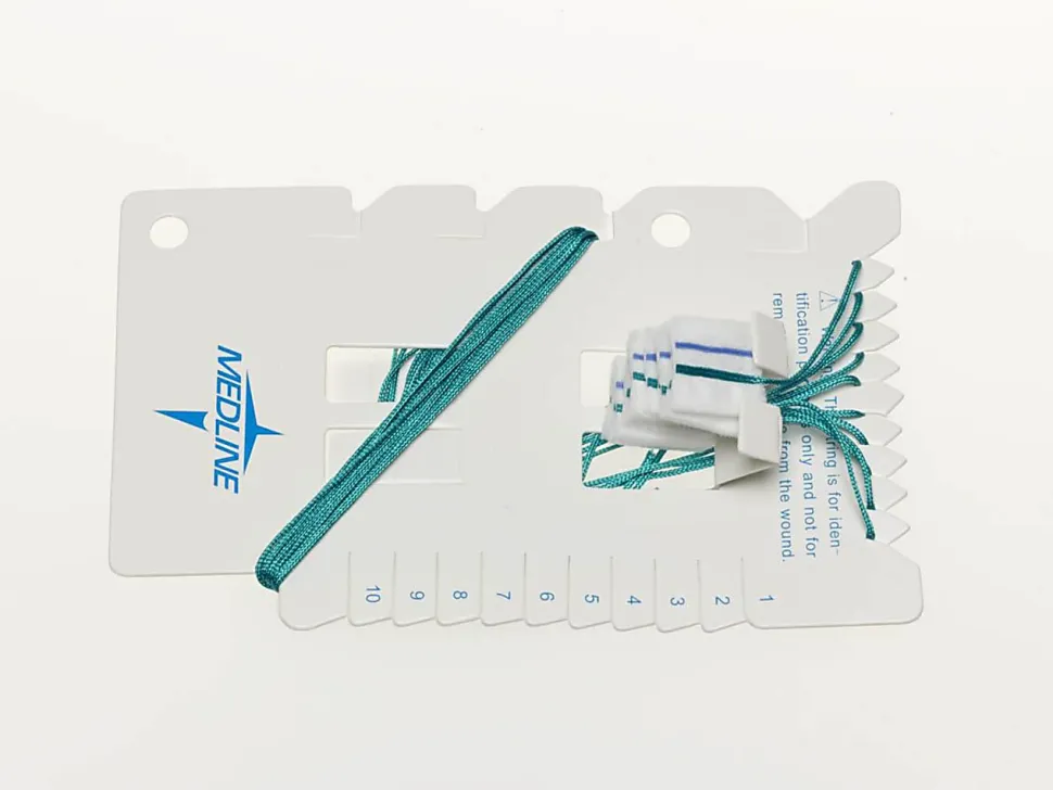 Medline Sterile X-Ray Detectable Neuro Sponges, 1/2" x 1/2", Case Of 20