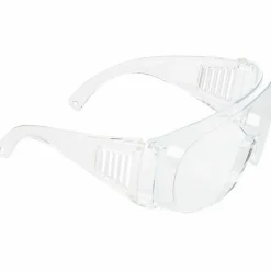 Medline Visitor Safety Glasses - Regular - Clear - Latex-free, Comfortable, Disposable - 1 Each