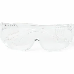 Medline Visitor Safety Glasses - Regular - Clear - Latex-free, Comfortable, Disposable - 1 Each