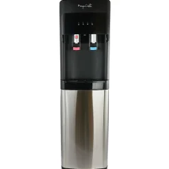 MegaChef Bottom Load Hot/Cold Water Dispenser, 5 Gallon, Black