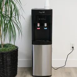 MegaChef Bottom Load Hot/Cold Water Dispenser, 5 Gallon, Black