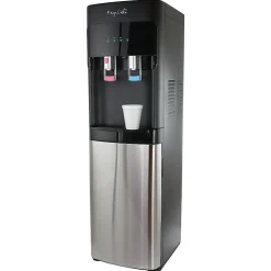 MegaChef Bottom Load Hot/Cold Water Dispenser, 5 Gallon, Black