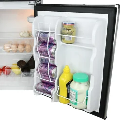 MegaChef 3.2 Cu. Ft. 2-Door Refrigerator/Freezer, Silver