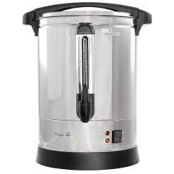 MegaChef 100-Cup Stainless Steel Urn-Style Coffee Maker, Silver