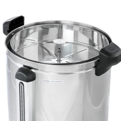 MegaChef 100-Cup Stainless Steel Urn-Style Coffee Maker, Silver