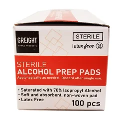 me4kidz Alcohol Prep Pads, Box Of 100 Pads