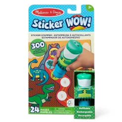 Melissa & Doug Sticker WOW!™ Activity Pad Sets, Medium, Dinosaur, 300 Stickers Per Set, 2 Sets