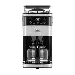 Melitta Aroma Fresh Plus 10-Cup Programmable Coffee Maker With Coffee Grinder, Black