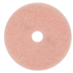 3M™ 3600 Eraser Burnish Pads, 20" Diameter, Pink, Box Of 5