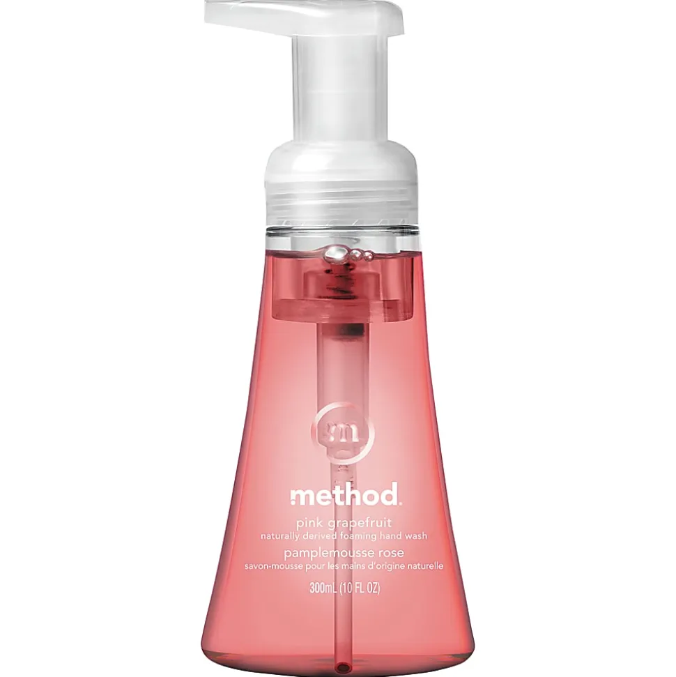 Method® Foam Hand Wash Soap, Pink Grapefruit Scent, 10 Oz Bottle