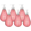 Method Pink Grapefruit Gel Hand Wash, Pink Grapefruit Scent, 12 fl oz (354.9 mL), Pack of 6, Pump Bottle Dispenser - MTH00039CT