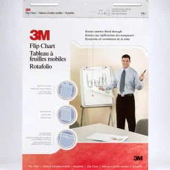 3M™ Flip Chart, 25" x 30", Pad Of 40 Sheets