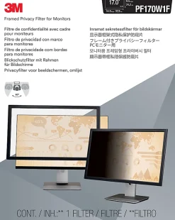 3M™ Framed Privacy Filter Screen for Monitors, 17.0