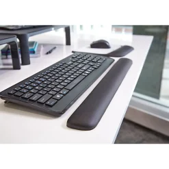 3M™ Gel Wrist Rest for Keyboards, Soothing Gel Technology For Comfort And Support, 19" Wide, Black