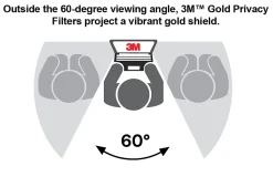 3M™ Gold Privacy Screen Filter Screen for 24