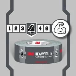3M™ Heavy Duty Duct Tape 2145-2PK, 1.88in x 45yd, 2 Rolls/Pack