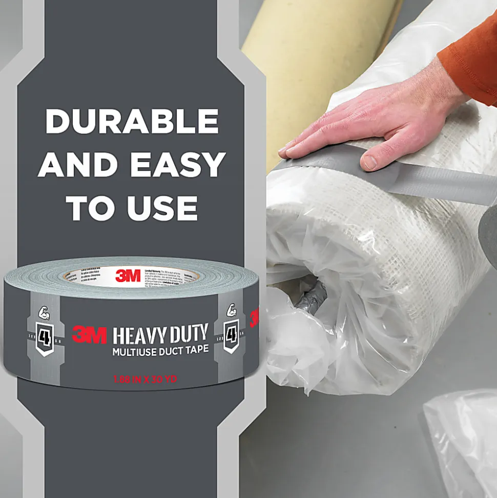 3M™ Heavy Duty Duct Tape 2145-2PK, 1.88in x 45yd, 2 Rolls/Pack