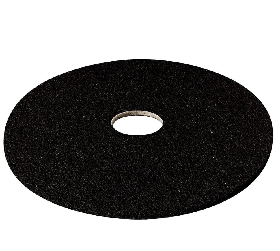 3M™ 7300 High-Productivity Floor Stripping Pads, 17", Black, Case of 5