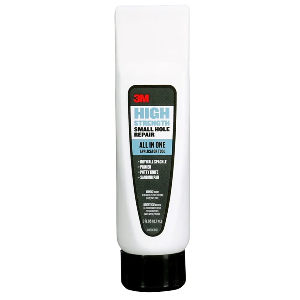 3M™ High Strength Small Hole Repair, 1 Pack, All in One Applicator Tool, Quick and Easy Repair for Nicks and Nail Holes