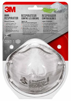 3M™ Household Cleanser Odor Respirator, White