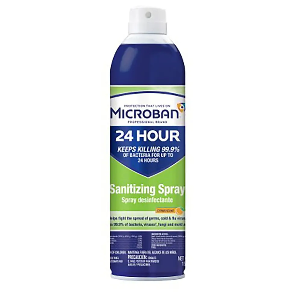 Microban® 24 Professional Sanitizing and Disinfecting Spray, 15 oz