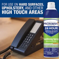 Microban® 24 Professional Sanitizing and Disinfecting Spray, 15 oz