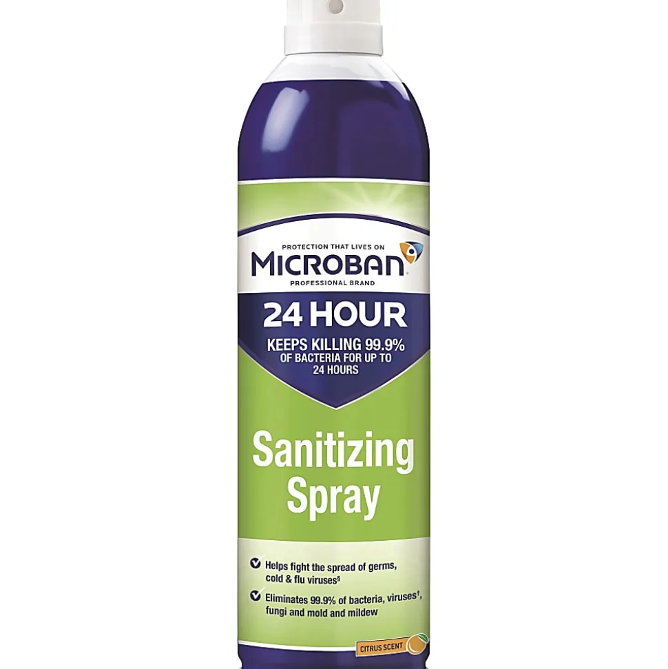 Microban® 24 Professional Sanitizing and Disinfecting Spray, 15 oz