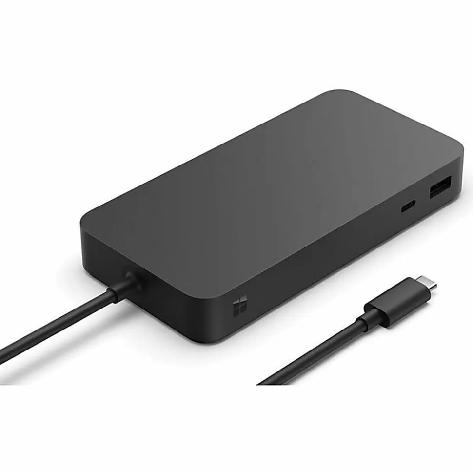 Microsoft Docking Station For Notebook/Monitor, Black
