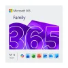 Microsoft 365 Family, For 1-6 Devices, 1-Year Subscription, PC/Mac, Download/Product Key