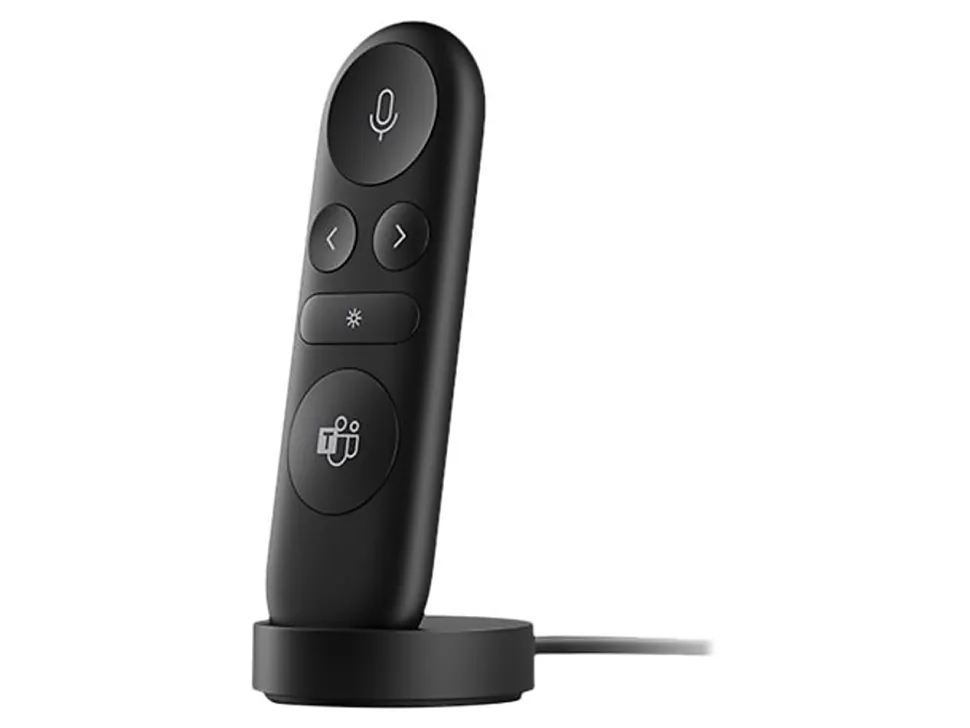 Microsoft Presenter+ Device Remote Control - For Visual Presenter - 32 ft Operating Distance - BatteryBlack, Matte Black