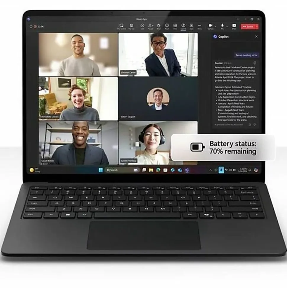Microsoft Surface Laptop 7 13.8" Touchscreen Notebook - Qualcomm Snapdragon X Elite X1E-78-100 - 32 GB - ZGQ00001