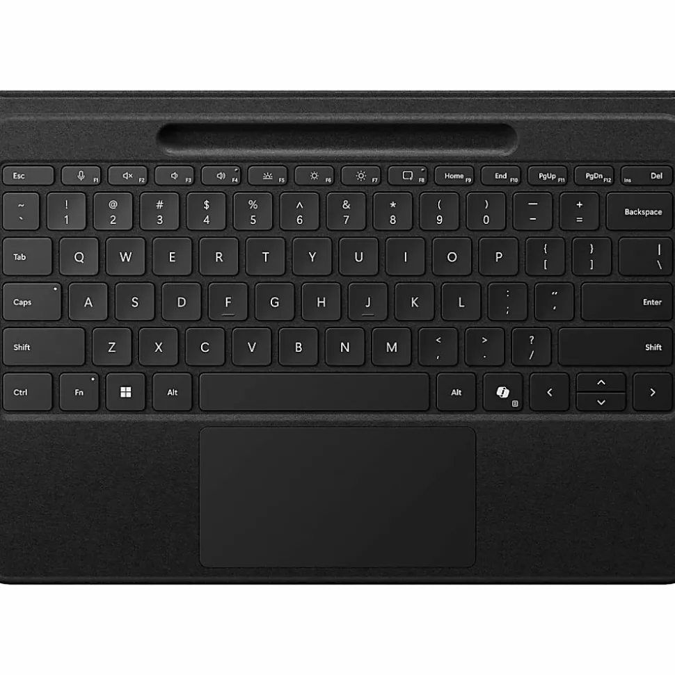Microsoft Surface Pro Flex Keyboard - Black - Wireless Connectivity - Bluetooth - 32.81 ft