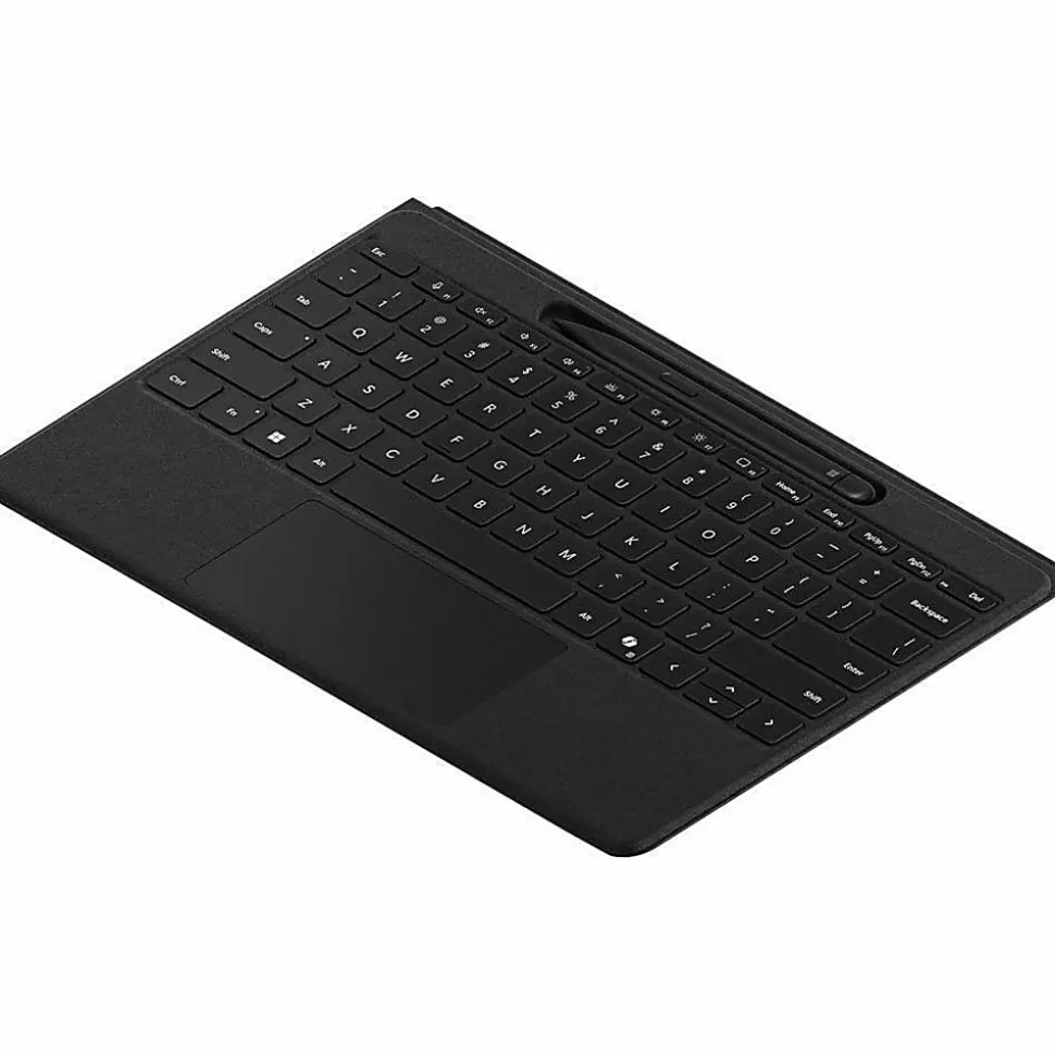 Microsoft Surface Pro Flex Keyboard - Black - Wireless Connectivity - Bluetooth - 32.81 ft