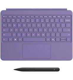Microsoft Surface Pro 12" Keyboard & Slim Pen Bundle, Compact, Violet, EP2-33104