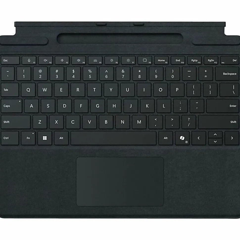 Microsoft Surface Pro Keyboard with Pen Storage - Black - Notebook - TouchPad - Mechanical Keyswitch - Black