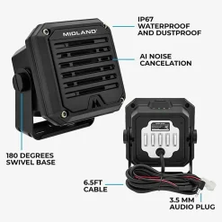 Midland SPK200 Speaker System - 20 W RMS