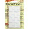 Miller Studio Removable Magic Mounts®, Chart Mounts, 1" x 1", White, 40 Tabs Per Pack, Set Of 6 Packs