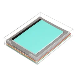 Mind Reader Acrylic Paper Tray Desktop Organizer, 2