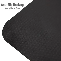 Mind Reader Anti-Fatigue Standing Desk Mat, 3/4"H x 20-1/4"W x 39-1/2"L, Black
